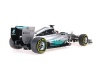 Масштабная модель Mercedes GP F1 W05 AMG Petronas #44 чемпион мира Season (2014) Lewis Hamilton с витриной 1:12 Minichamps 127140444 ракурс 5