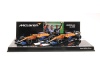 Масштабная модель Набор 2х McLaren F1 Coffret MCL35L Mercedes M12 EQ Power+ Team McLaren N3 победитель Italy GP (2021) Daniel Ricciardo + N 4 2Nd Italy GP 2021 Lando Norris