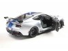 Масштабная модель Shelby Mustang Super Snake 2024 серый синий ракурс 2