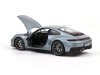 Масштабная модель Porsche 911 Carrera 2025 серебристый металлик ракурс 2