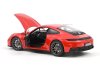 Масштабная модель Porsche 911 Carrera 4 GTS 2025 красный ракурс 2