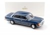 Масштабная модель Mercedes-Benz 350 SEL W116 1979 темно-синий 1:18 Norev 183976 ракурс 4