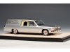 Масштабная модель Cadillac Superior Hearse (Катафалк) 1980 серебристый 1:43 Stamp Models STM80803 ракурс 2