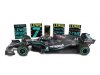Масштабная модель Mercedes-Benz AMG F1 W11 EQ Performance #44 победитель Turkish GP Istanbul / Formula 1 чемпион мира (2020) ракурс 2