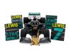 Масштабная модель Mercedes-Benz AMG F1 W11 EQ Performance #44 победитель Turkish GP Istanbul / Formula 1 чемпион мира (2020) ракурс 5