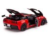 Масштабная модель Chevrolet Corvette C7 ZR1 Coupe 2019 красный с черным 1:18 IXO 18RDC243 ракурс 5