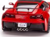 Масштабная модель Chevrolet Corvette C7 ZR1 Coupe 2019 красный с черным 1:18 IXO 18RDC243 ракурс 7
