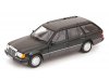 Масштабная модель Mercedes-Benz 300 D T-Modell 1990 S124(W124) чёрно-синий металлик с серым