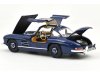 Масштабная модель Mercedes-Benz 300 SL W198 Gullwing 1954 темно-синий ракурс 7