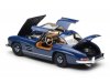 Масштабная модель Mercedes-Benz 300 SL W198 Gullwing 1954 темно-синий ракурс 8