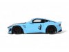 Масштабная модель Nissan Fairlady Z Pandem (2025), голубой с черным 1:18 GT Spirit GT943 ракурс 6