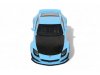 Масштабная модель Nissan Fairlady Z Pandem (2025), голубой с черным 1:18 GT Spirit GT943 ракурс 9