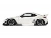 Масштабная модель Toyota GR86 Pandem (2023), белый металлик 1:18 GT Spirit GT498 ракурс 2