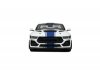 Масштабная модель Ford Mustang Shelby Supersnake Convertible (2025), белый синий 1:18 GT Spirit GT572 ракурс 12