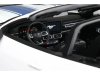 Масштабная модель Ford Mustang Shelby Supersnake Convertible (2025), белый синий 1:18 GT Spirit GT572 ракурс 6