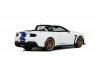 Масштабная модель Ford Mustang Shelby Supersnake Convertible (2025), белый синий 1:18 GT Spirit GT572 ракурс 7