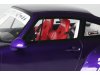 Масштабная модель Porsche 911 (993) RWB Rauh-Welt Army Girl (2015), фиолетовый 1:18 GT Spirit GT562 ракурс 2