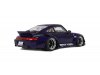 Масштабная модель Porsche 911 (993) RWB Rauh-Welt Army Girl (2015), фиолетовый 1:18 GT Spirit GT562 ракурс 3