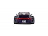 Масштабная модель Porsche 911 (993) RWB Rauh-Welt Army Girl (2015), фиолетовый 1:18 GT Spirit GT562 ракурс 5