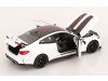 Масштабная модель BMW 4-series M4 CSL (G82) (2023), белый 1:18 Minichamps 110023022 ракурс 4