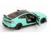 Масштабная модель BMW M4 Performance Parts Works 2025 бирюзовый 1:18 Solido S1814501 ракурс 4