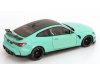 Масштабная модель BMW M4 Performance Parts Works 2025 бирюзовый 1:18 Solido S1814501 ракурс 2