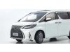 Масштабная модель Lexus LM300h MIN (2020), белый перламутр металлик 1:18 Kyosho 08963WP ракурс 9