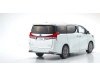 Масштабная модель Lexus LM300h MIN (2020), белый перламутр металлик 1:18 Kyosho 08963WP ракурс 14