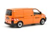 Масштабная модель Volkswagen T5 Transporter "Stadt Würselen Baubetriebshof" (коммунальная служба Вюрзелена) 2003 оранжевый 1:18 Norev 188618 ракурс 5