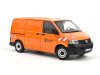 Масштабная модель Volkswagen T5 Transporter "Stadt Würselen Baubetriebshof" (коммунальная служба Вюрзелена) 2003 оранжевый 1:18 Norev 188618 ракурс 4