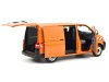 Масштабная модель Volkswagen T5 Transporter "Stadt Würselen Baubetriebshof" (коммунальная служба Вюрзелена) 2003 оранжевый 1:18 Norev 188618 ракурс 6