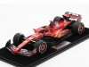 Масштабная модель Ferrari F1 SF-24 Team Scuderia Ferrari #16 3-й Гран-при Абу-Даби GP (2024) Charles Leclerc (с витриной), красный белый черный