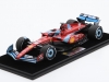 Масштабная модель Ferrari F1 SF-24 Team Scuderia Ferrari #16 3rd Miami GP (2024) Charles Leclerc (с витриной), красный черный голубой