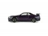Масштабная модель Nissan Skyline R34 GT-R Z Tune 1999 фиолетовый 1:43 Solido S4318201 ракурс 2