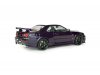 Масштабная модель Nissan Skyline R34 GT-R Z Tune 1999 фиолетовый 1:43 Solido S4318201 ракурс 4