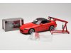 Масштабная модель Honda S2000 Type S Hard-top с мотором и аксессуарами (2007), красный 1:18 Motorhelix M85112 ракурс 4