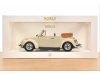 Масштабная модель Volkswagen 1303 (Beetle) кабриолет открытый 1972 кремовый 1:18 Norev 188535 ракурс 2