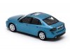 Масштабная модель SAAB 9-3 Aero 2008 electric blue голубой металлик 1:64 enchery GE-005-24 ракурс 2