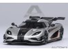 Масштабная модель Koenigsegg One:1 серебристый с черным 1:64 AUTOart 20042 ракурс 10