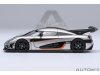 Масштабная модель Koenigsegg One:1 серебристый с черным 1:64 AUTOart 20042 ракурс 4