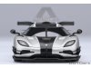 Масштабная модель Koenigsegg One:1 серебристый с черным 1:64 AUTOart 20042 ракурс 5
