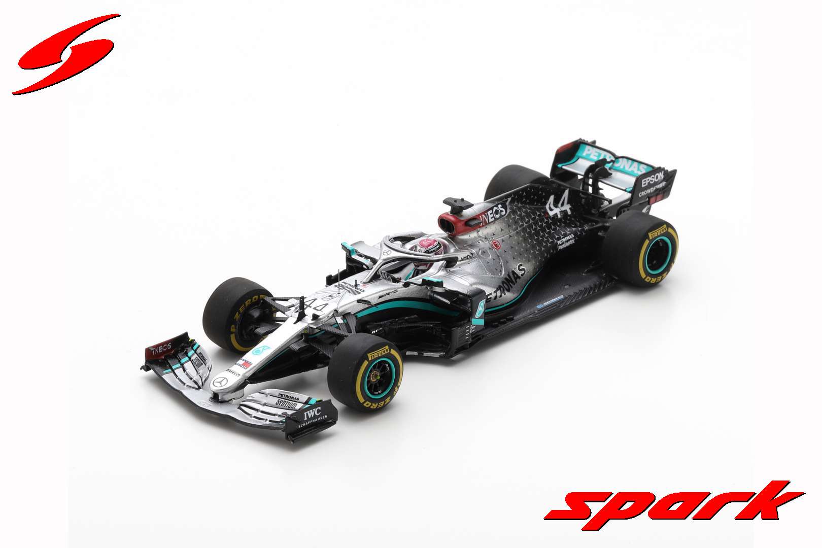 Масштабная модель Mercedes-AMG F1 W11 EQ Performance #44 Barcelona Test  2020 Lewis Hamilton лучшая цена!