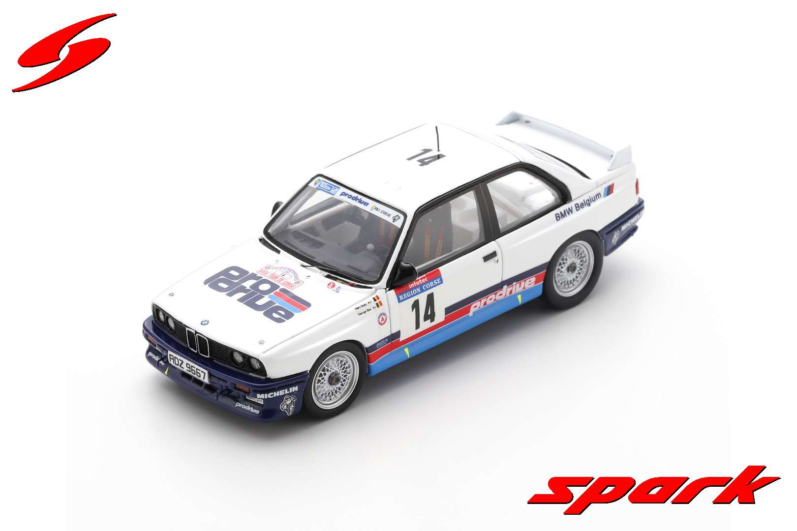 Масштабная модель BMW M3 E30 No.14 Tour de Corse Rally de France 1987  George Biar - Marc Duez лучшая цена!