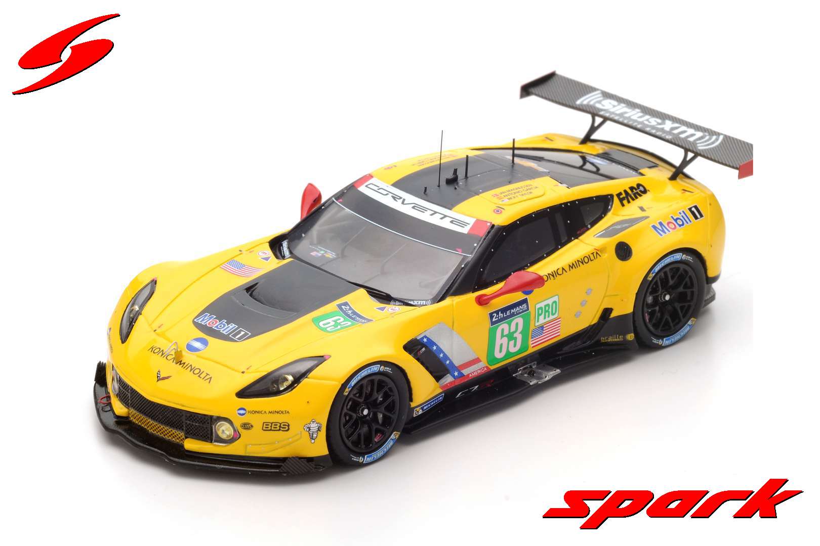 Масштабная модель Chevrolet Corvette C7.R #63 LMGTE Pro Corvette Racing -  GM J. Magnussen - A. Garcia - R. Taylor лучшая цена!