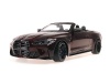 Масштабная модель BMW M4 Cabriolet 2020 F83 красный металлик 1:18 Minichamps 155021032 ракурс 3