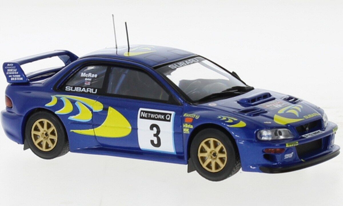 HPI-RACING HPI8577 Echelle 1/43 SUBARU IMPREZA WRC N 3 WINNER RALLY TOUR DE CORS