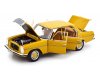 Масштабная модель Mercedes-Benz 200 /8 W115 1968 желтый ракурс 2