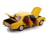 Масштабная модель Mercedes-Benz 200 /8 W115 1968 желтый ракурс 3
