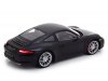 Масштабная модель Porsche 911 (991) Carrera S 2012 черный 1:18 Welly 18047BK ракурс 3