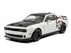Масштабная модель Dodge Challenger SRT Hellcat Redeye Widebody Custom 2020 белый с черным